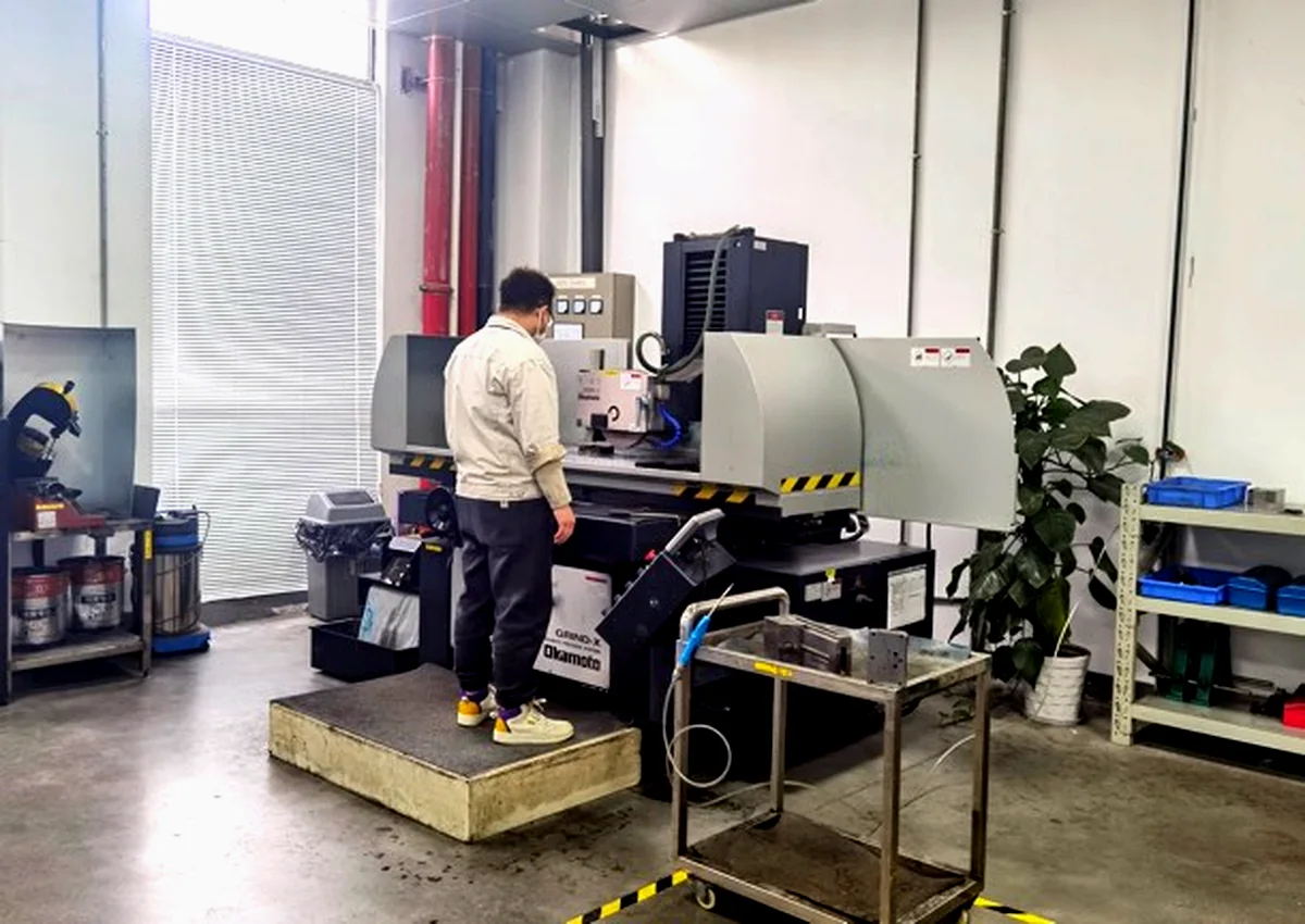 PLAM EDM machining a hardened mold insert